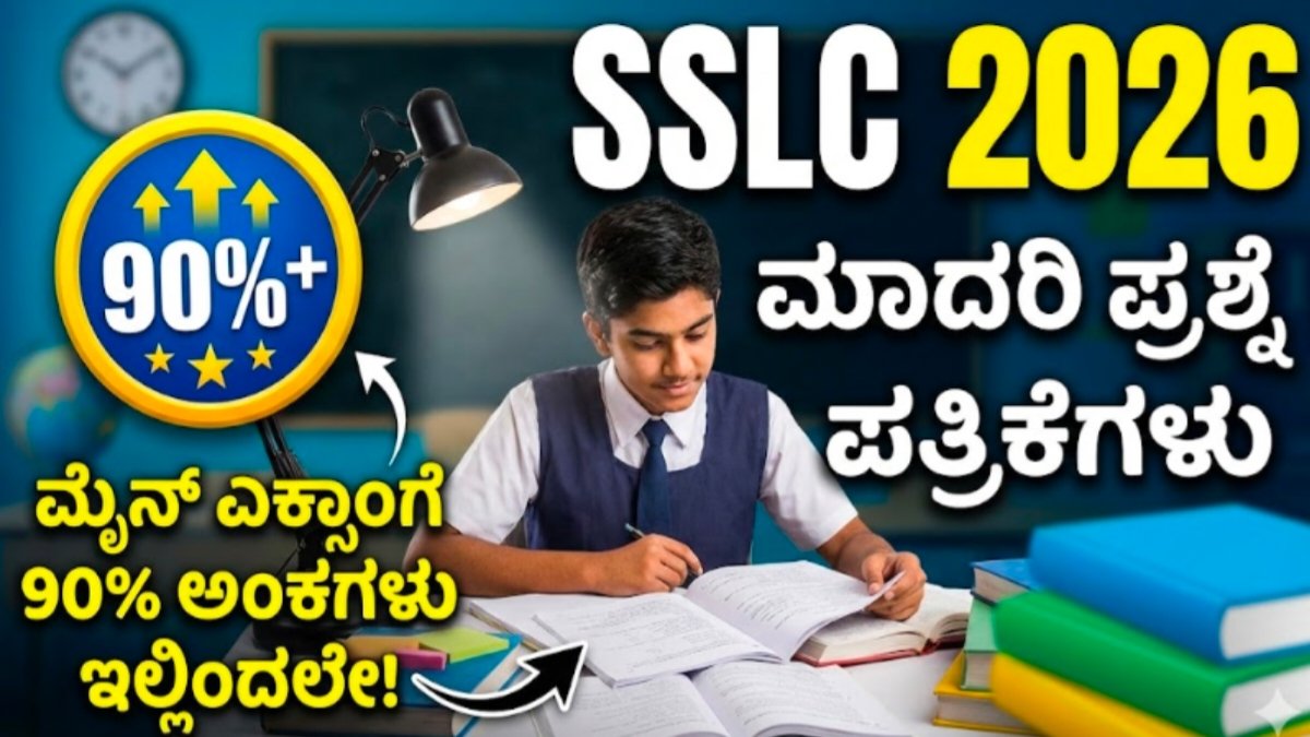 SSLC model question papers 2026